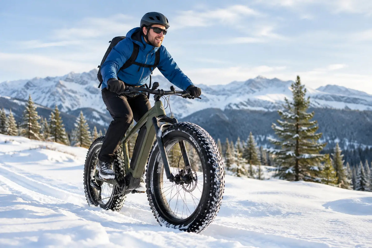 Fat Tire E Bike Snow Riding That Actually Works