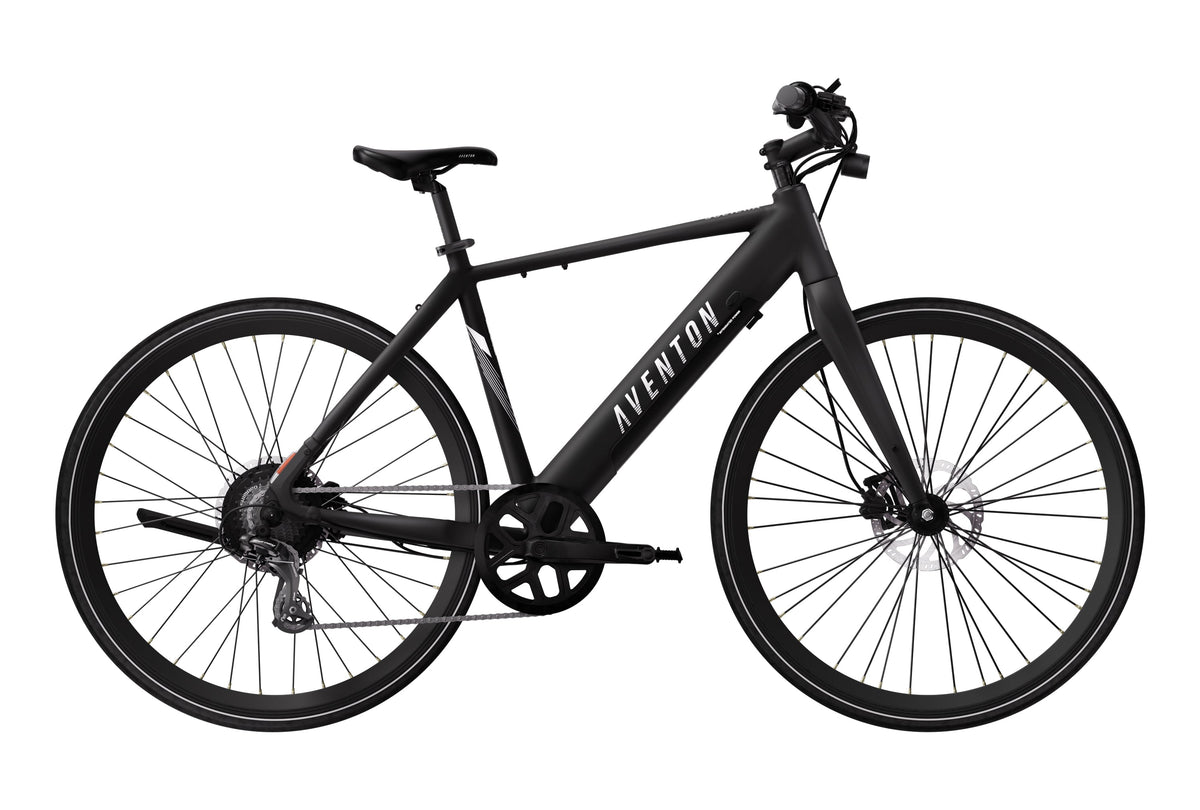 Aventon Soltera 2.5 — Matte Midnight Black, side view