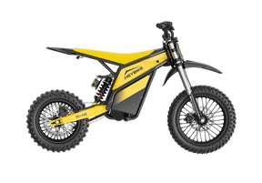 Heybike Villain electric dirt bike in Yellow
