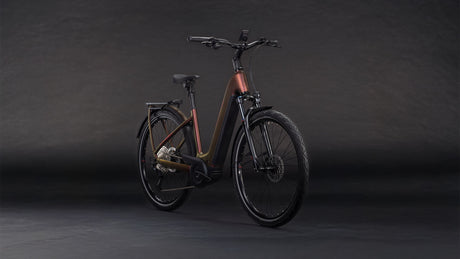 CUBE Bikes Kathmandu Hybrid Pro 800 Easy Entry Sunglow Chrome (2025)