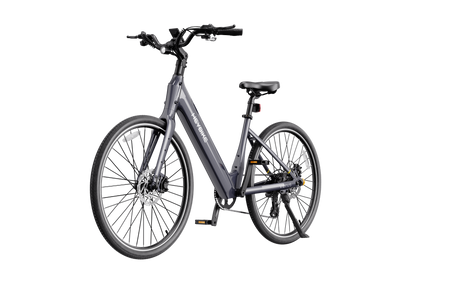 Heybike Venus front three-quarter view