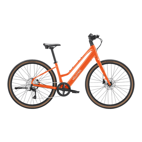 Velotric Tempo Mid-Step — Sunset Tangerine